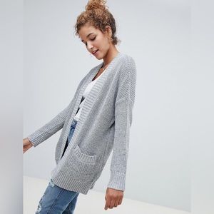 🟢 holister long sleeve textured cardigan